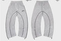 fashion High street hip hop new Y2k men clothing set retro trend casual sportswear personality pattern design loose sweatpants
